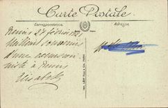 Reims CPA the Great War the cathedral set fire to by German on September 19th 1914