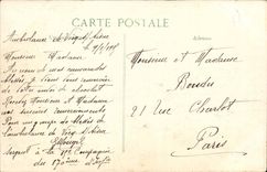 Palast Erzbischofs des Reims-CPA