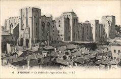 Avignon CPA the palate of the Popes (east coast)