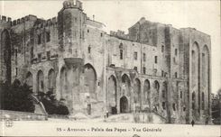 Avignon CPA Palate of the popes View