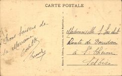 Gone Avignon CPA of VErdun the round tower of the walls (14th)