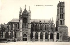 Limoges CPA the cathedral