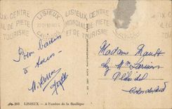 Lisieux CPA im Farbton der Basilika