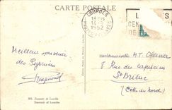 CPA Souvenir of the cave blessed of Lourdes