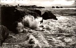 Sion auf Ozean CPA das Vendean Gesims durch schweres Wetter
