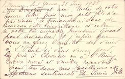 Villeneuf on Yonne CPA the door of Sens Dimensions external