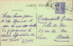 Sables d'Olonne - der Strand - CPA