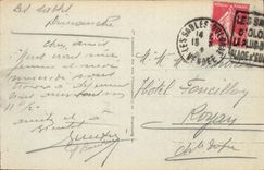 Sables d'Olonne - der Damm und der Strand - CPA