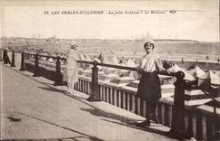 Sables d'Olonne - hubsches Sablaise der Damm - CPA