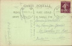 Sables d'Olonne - hubsches Sablaise der Damm - CPA