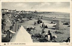 Sables d'Olonne - Anblick des Strandes - CPA