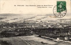 Toulon - View taken Faron Mount - CPA