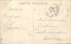 Lourdes - Souvenir - dog - sheep - CPA