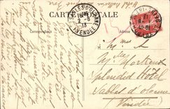 Treport - Wellen mit dem Pier ein Tag des Sturms - Scheinwerfer - Leuchtturm - CPA