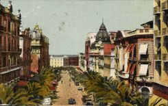 Algeria - Ageria - Africa - Africa - Oran - Boulevard Gallieni and the college - CPA