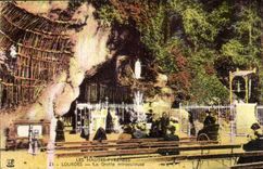 Lourdes - the Miraculous Cave - CPA