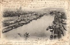 Rouen - View taken Transporter bridge - CPA