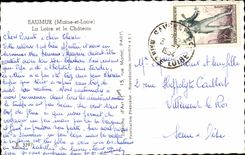 Saumur - the Loire and the Castle - CPA