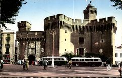 Perpignan - Le Castillet cote ouest - CPA 