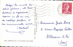 Perpignan - Le Castillet cote ouest - CPA 