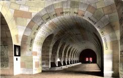 Douaumont - the Cloister and cells tombs - CPA