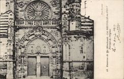 CPA Surroundings of Sainte Menehould Neuville with the bridge Gate of the church