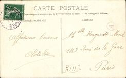 Surroundings of Chambery CPA Cascade of Couz