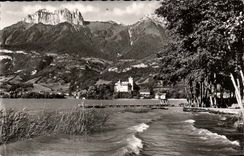 Annecy Lake CPA Duingt the castle and teeth of Lanfon