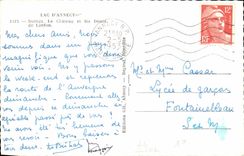 Annecy Lake CPA Duingt the castle and teeth of Lanfon