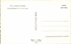 Lisieux CPA Sainte Therese des Jesus-Kindes