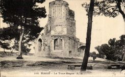 Nimes - der Magne Aufsatz - CPA