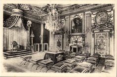 Fontainebleau - the Throne room - CPA