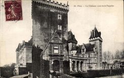 Pau - das Schloss unter drei Fronten - CPA