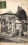 Le Puy - Temple de Diane - Fontaine et Rocher d'Aiguilhe - CPA 