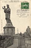 Le Puy CPA Colossale statue de ND de France