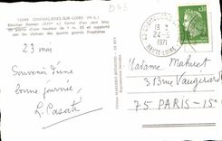 Chamalieres on the Loire CPA Romance Stoup