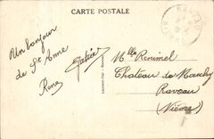 Sainte Anne d' Auvray CPA the war memorial (Menard)