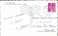 CPA Les rochers rouges dans le Trayas