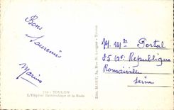 Toulon CPA the hospital Sainte Anne and roads