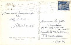 CPA Strande der Sande von olonne hat niedrige Gezeiten