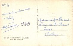 Sande olonne CPA der Saulengange des Piers der Bader