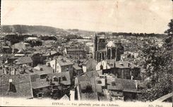 Epinal CPA View taken of the castle