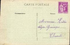 CPA François Castle 1st old room of the guards Wine storehouses Otard Dupuy