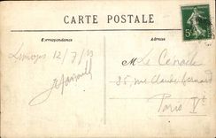 Limoges CPA the Oak and the reed