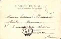 Niort CPA the staircase of the garden of the Breach