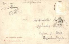 Belgium Spa CPA Meyerbeer Walk