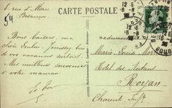 Besancon CPA Seen from of the walk Micaud Stopping and citadel