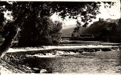 Besancon CPA Stopping on Doubs seen since the Micaud walk At the bottom the citadel