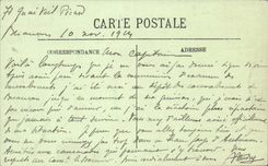 Besancon les Bains CPA walls and the citadel