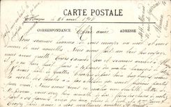 Caen - gesehen vom Schloss - CPA